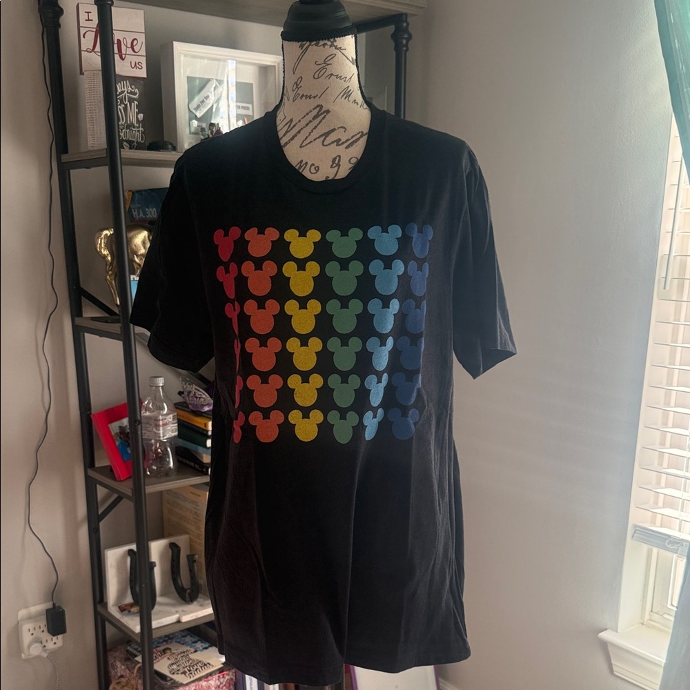 Colorful Mickey Mouse Print Unisex t shirt
